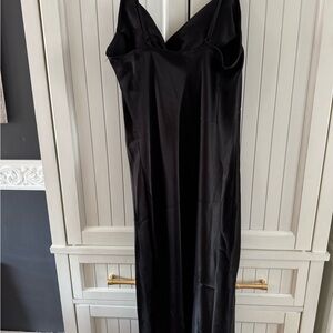 Ladies black long dress